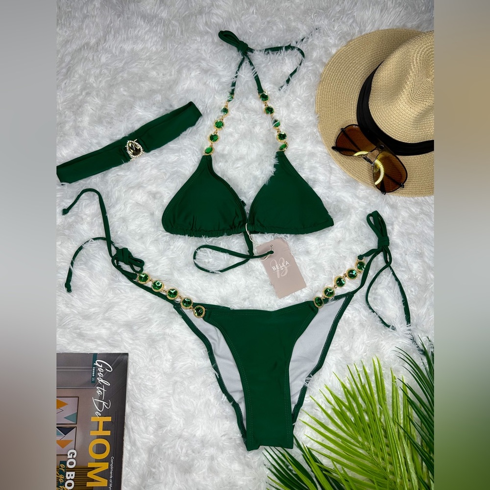 3 piece bathing suit